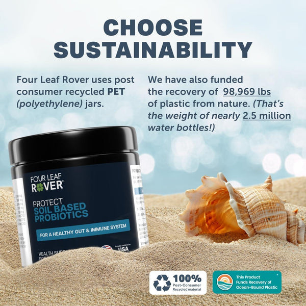 Four Leaf Rover Protect Soil-Based Probiotics Dog Supplement
