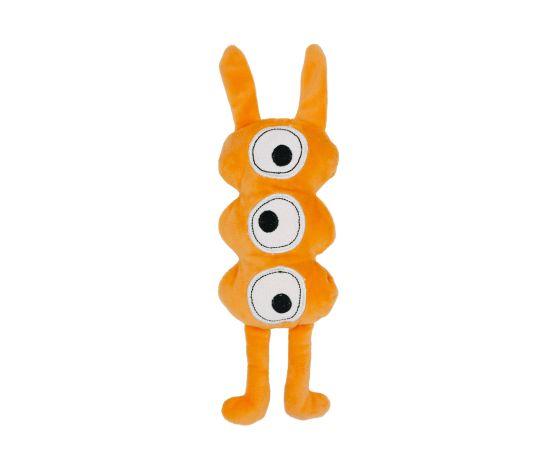 Bud'z Jouet En Peluche Pour Chien Monstre Atomic, Orange, 9,5 x 4,5 x 29-cm