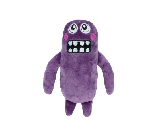 Bud'z Monster Croque-Tete Plush Dog Toy, Purple, 12 x 4.5 x 19.5-cm