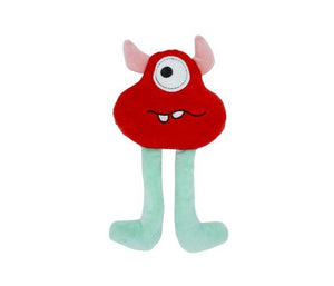 Bud'z Jouet En Peluche Pour Chien Monstre Ted, Rouge, 13 x 4,5 x 23-cm