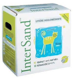 Intersand Chat Vert Litière Agglomérante Extra Dure En Boite