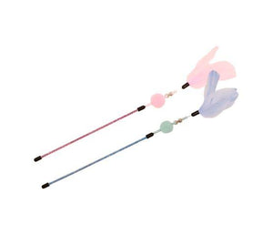 Bud'z Jouets Plumeaux En Jarre Pour Chat Barbe À Papa, Boule Simple