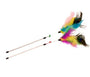 Bud'z Multicoloured Jar Feather Cat Toy