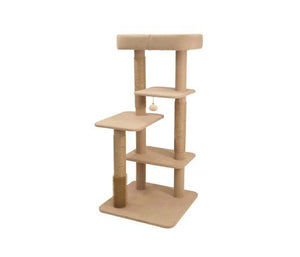 Bud'z Arbre À Chat Soho Grand 4 Niveaux, Beige