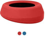 Kurgo Wander Splash Free Dog Water Bowl, Chili Red