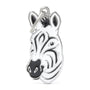 MyFamily Wild Zebra Pet ID Tag, Medium
