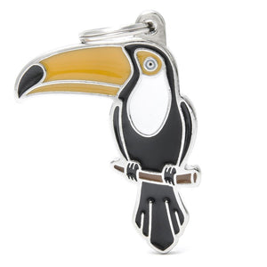 MyFamily Toco Toucan Médaille d'identification pour animaux de compagnie