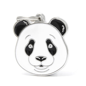 MyFamily Panda Médaille d'identification pour animaux de compagnie