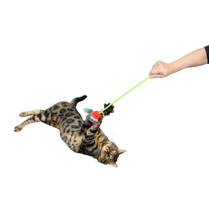 RompiCatz Jouet pour chat Rustlin Iridescent Teaser