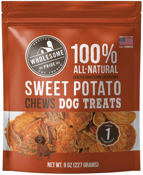 Wholesome Pride Sweet Potato Chews Dog Treats