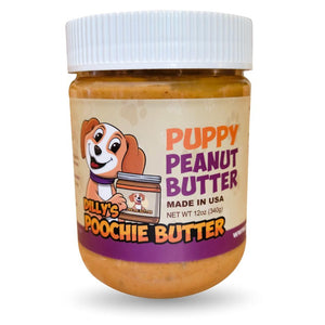 Poochie Butter Puppy Peanut Butter Dog Treats Jar