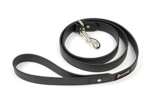 Smoochy Poochy Laisse pour chien imperméable style régulier en polyvinyle, Noir
