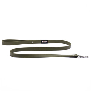 Smoochy Poochy Polyvinyl Waterproof Regular Style Dog Leash, Khaki