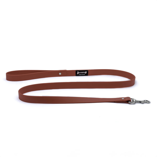 Smoochy Poochy Polyvinyl Waterproof Regular Style Dog Leash, Red
