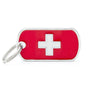 MyFamily Flags Switzerland Pet ID Tag, Medium