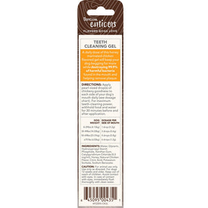 Tropiclean Enticers Honey Marinated Chicken Teeth Cleaning Gel for Dogs