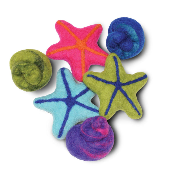 Dharma Dog Karma Cat Jouet en laine Beach pour chat, assortiment