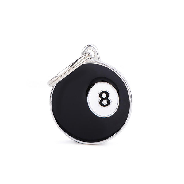 MyFamily Charms Billiard Ball Pet ID Tag