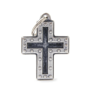 MyFamily Cross Crox futuriste Médaille d'identification pour animaux de compagnie