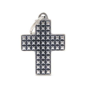 MyFamily Bronx Cross Crox Studs Pet ID Tag