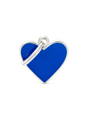 MyFamily Heart Pet ID Tag, Blue