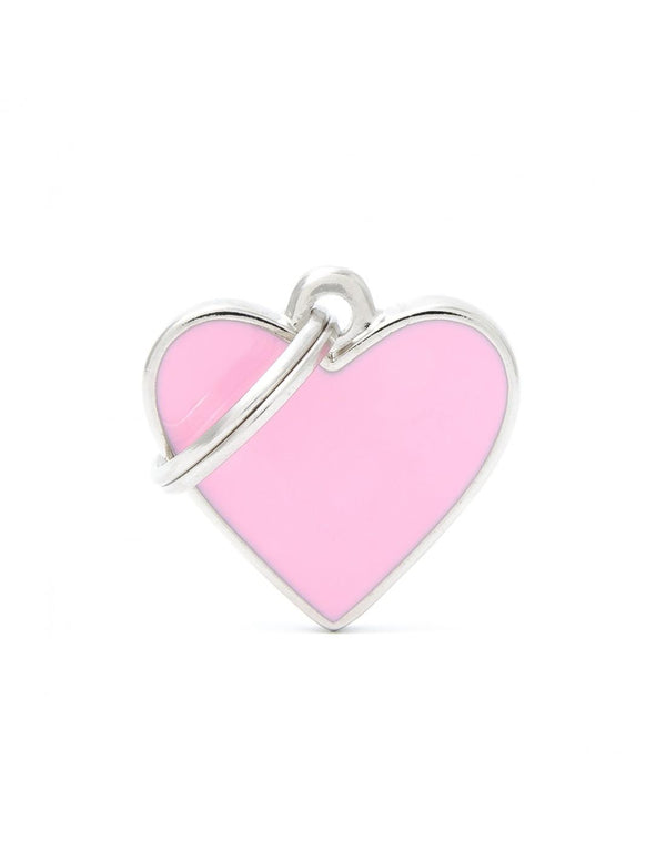 MyFamily Heart Pet ID Tag, Pink