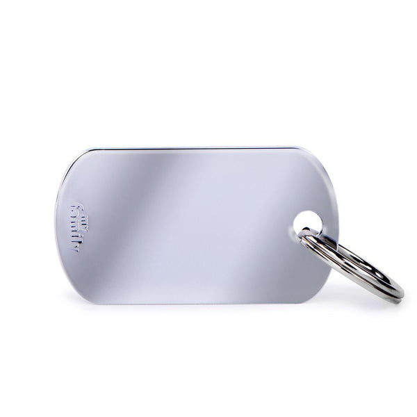 MyFamily Basic Chrome Military Pet ID Tag