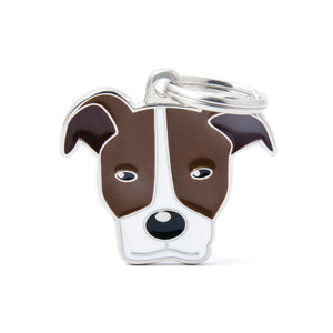 MyFamily Friends Pitbull Pet ID Tag, Medium