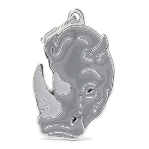 MyFamily Wild Rhinoceros Pet ID Tag, Medium