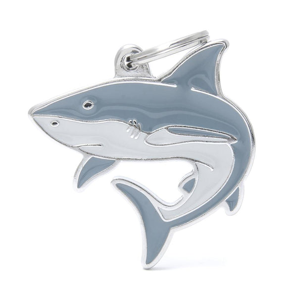 MyFamily Wild Shark Pet ID Tag, Medium