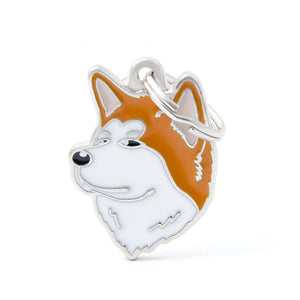 MyFamily Friends Shiba Inu Pet ID Tag, Medium