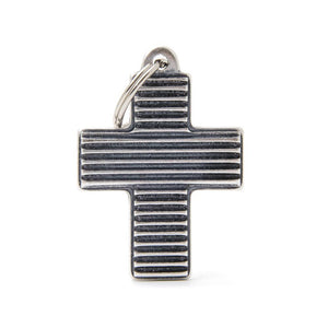 MyFamily Bronx Shutter Cross Pet ID Tag