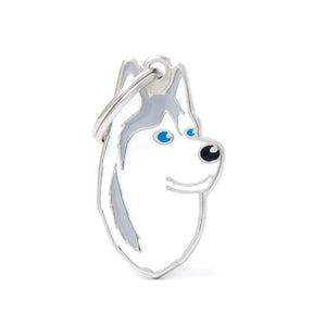 MyFamily Friends Siberian Husky Pet ID Tag, Medium