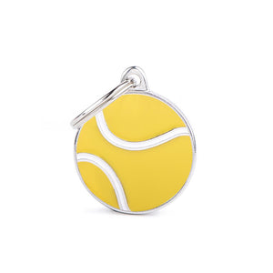 MyFamily Charms Tennis Ball Pet ID Tag
