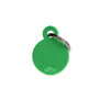 MyFamily Basic Aluminum Circle Pet ID Tag, Green