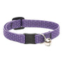 Lupine Pet Eco Safety Collar with Bell for Cats, Lilac, 1/2-in x 8-12-in
