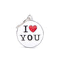 MyFamily Charms Circle I Love You Pet ID Tag