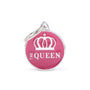 MyFamily Charms Circle The Queen Pet ID Tag