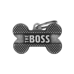 MyFamily Bronx Bone Boss Pet ID Tag