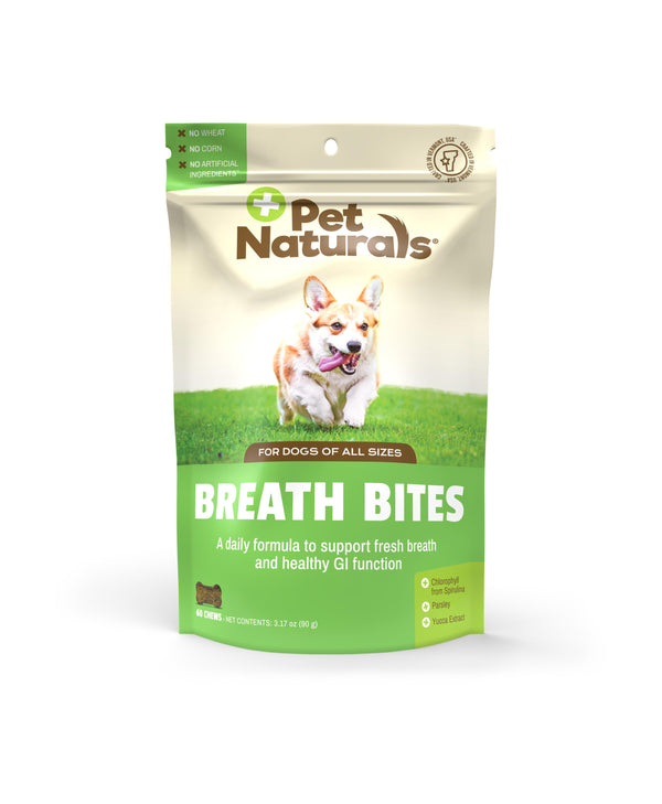 Pet Naturals Breath Bites Dog Chews, 60 count