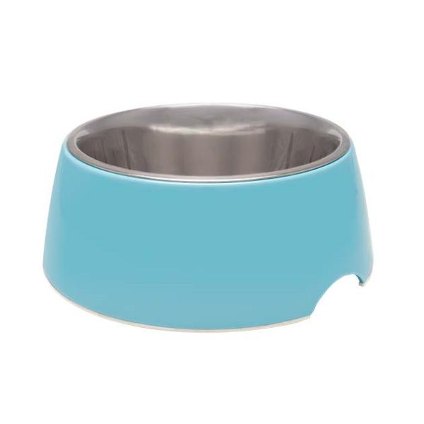 Loving Pets Gamelle rétro pour chien, Bleu électrique