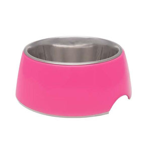 Loving Pets Retro Dog Bowl, Hot Pink