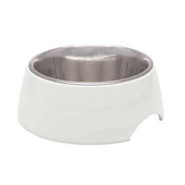 Loving Pets Retro Dog Bowl, Ice White