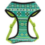 Ribbon Designer Wrap Adjustable Dog Harness, Lime Southwest Stars