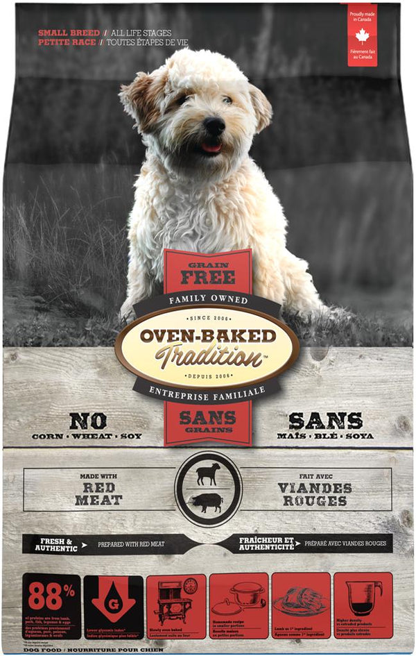 Oven-Baked Tradition Red Meat Small Breed Grain-Free Dry Dog Food