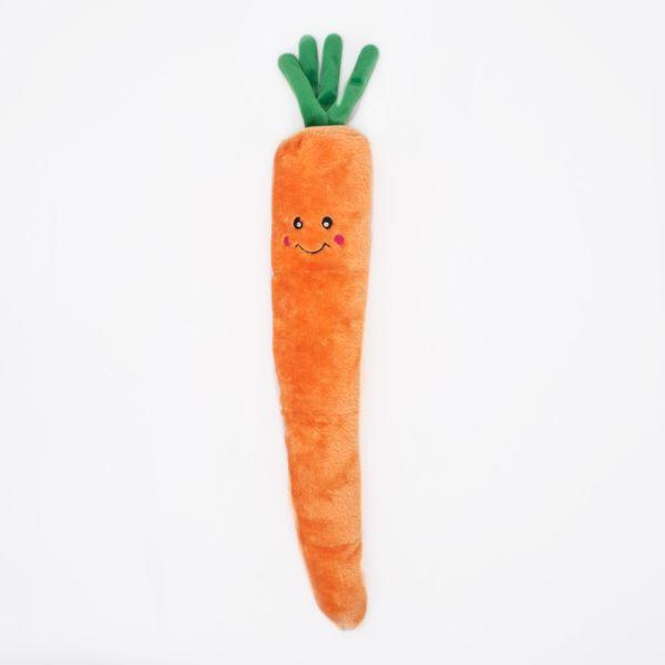 ZippyPaws Jigglerz Carrot Dog Toy