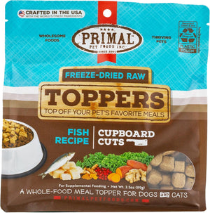 Primal Toppers Fish Freeze-Dried Raw Dog & Cat Food Topper