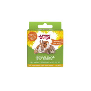 Living World Dandelion Flavour Mineral Blocks for Small Animals