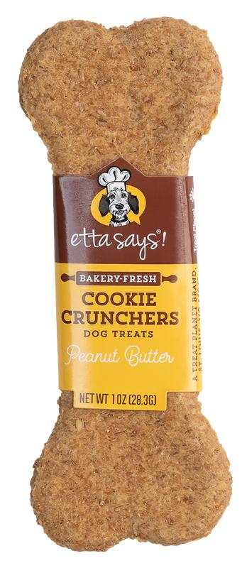 Etta dit! Cookie Crunchers Gâteries pour chiens au beurre d'arachide