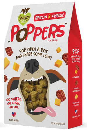 Snicky Snaks Poppers Bacon & Cheese Dog Treats